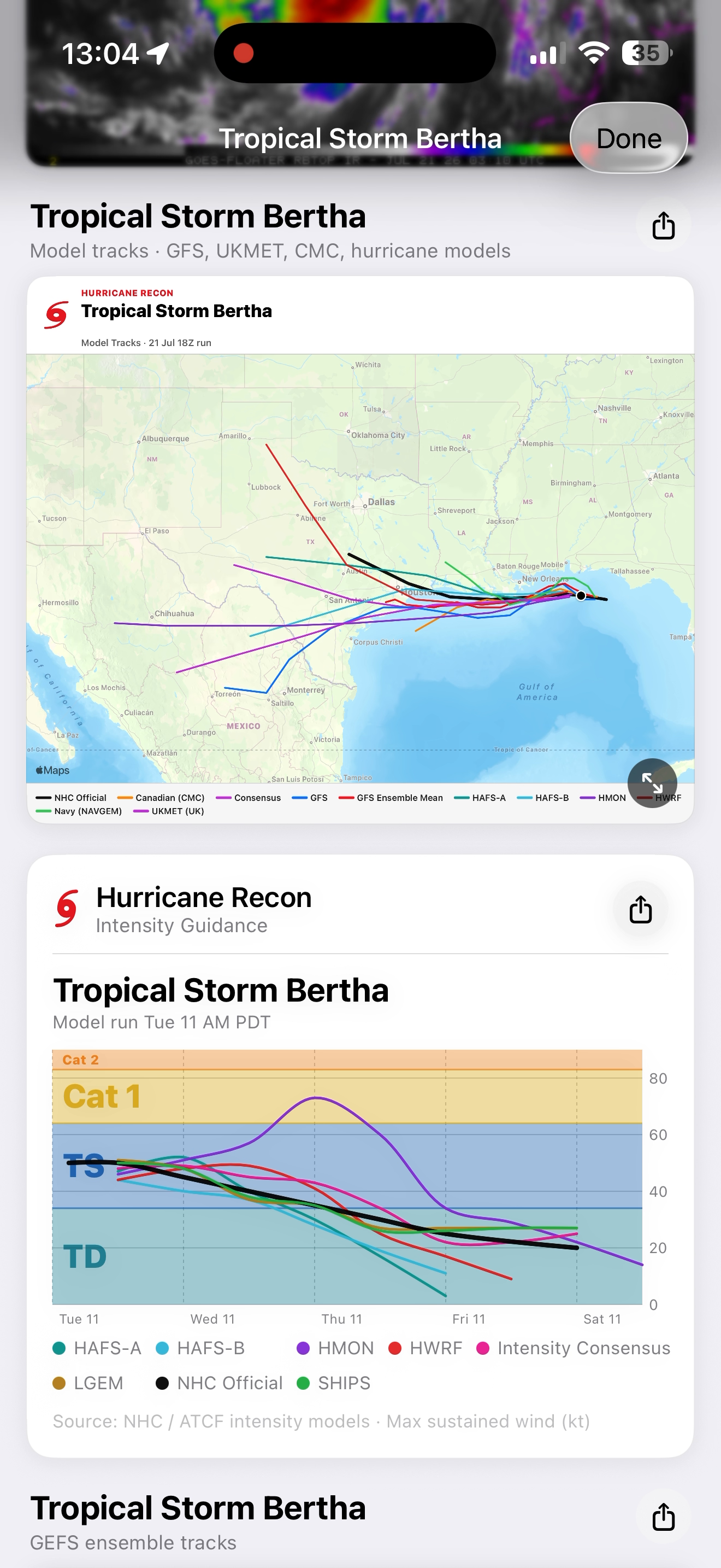 Hurricane Recon app — Data Analysis